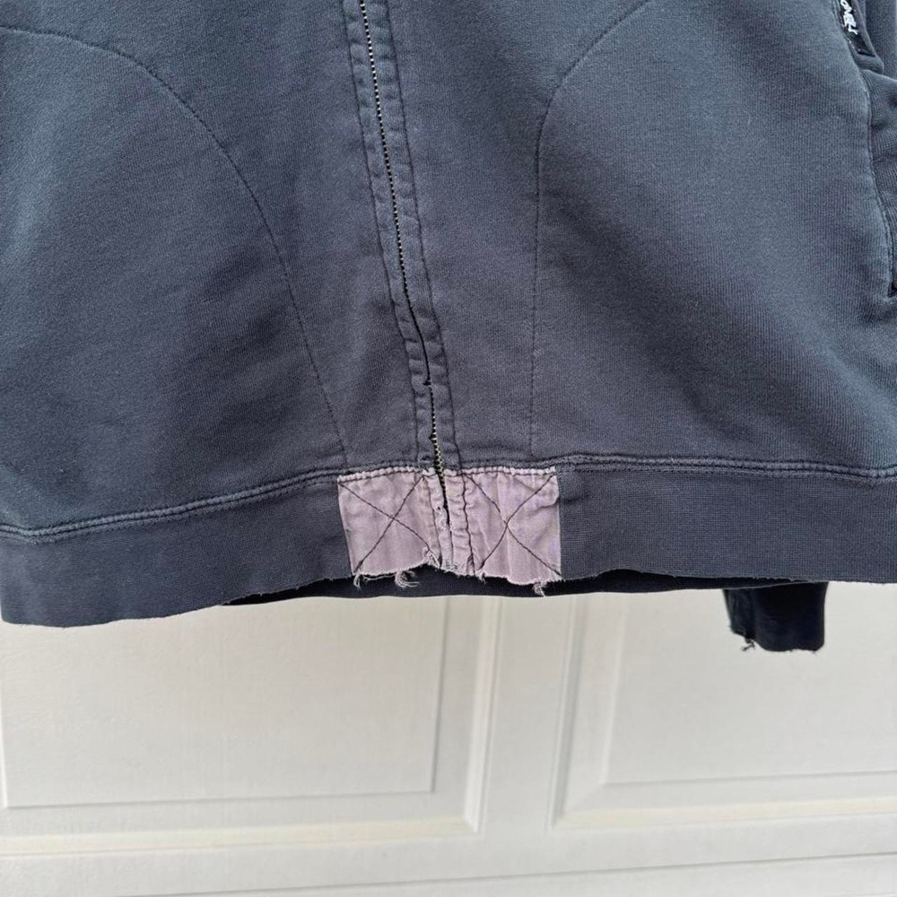 BLACK ONEILL PATCHWORK "GROMMET" ZIP UP HOODIE - Picture 4 of 5